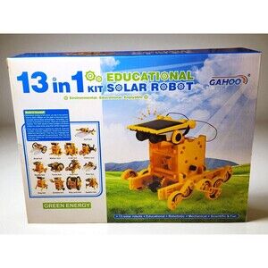 13-in-1 Solar Robot Kit STEM Building Toy Science Experiment Education Kids 8-12